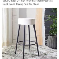 Pair Of White Stools New In Box