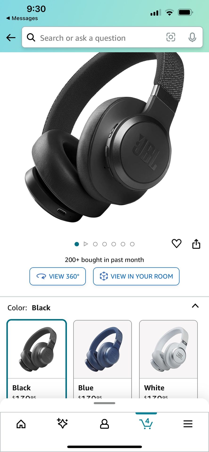NEW Never Used *** C JBL Wireless Bluetooth Headphones