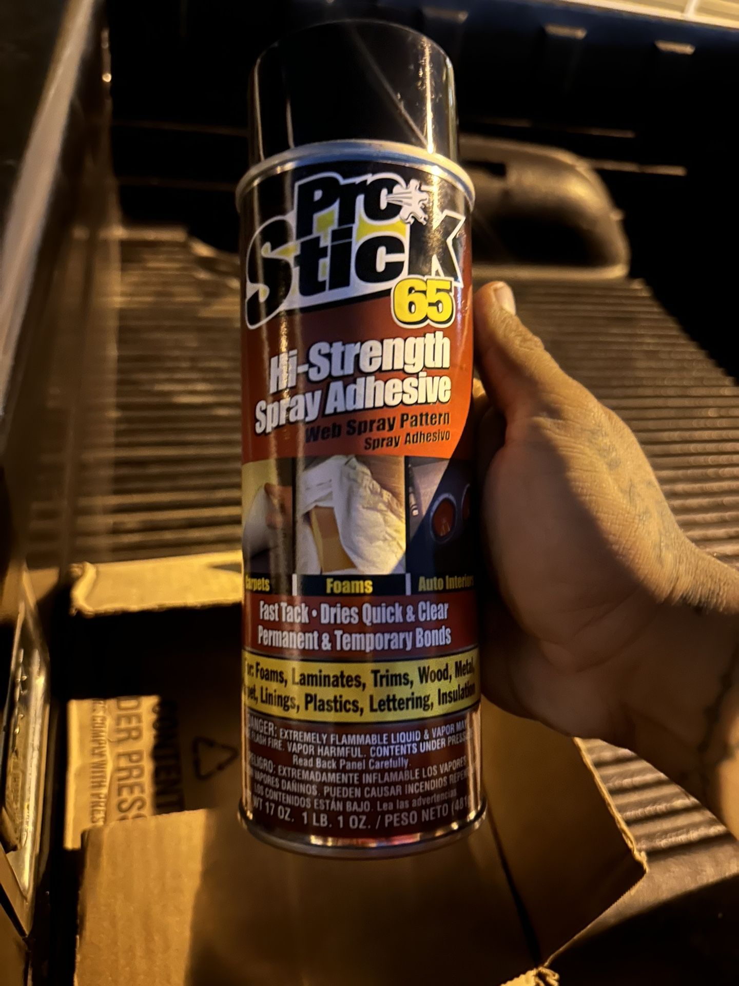 Spray adhesive