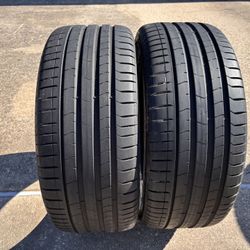 2 Pirelli Tires Size 245/35/21 Like New!