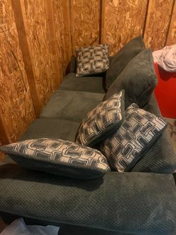 Grey Sofa w/ cushions