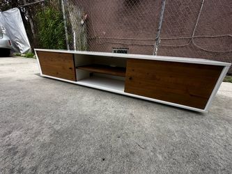 West Elm Mid Century Modern Media Console Entertainment Center Tv Stand Cabinet Sideboard