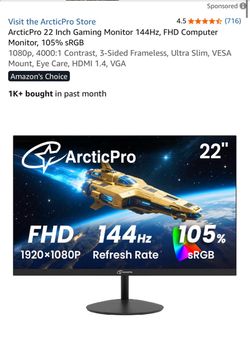 ArcticPro 22" FHD 144Hz Gaming Monitor
