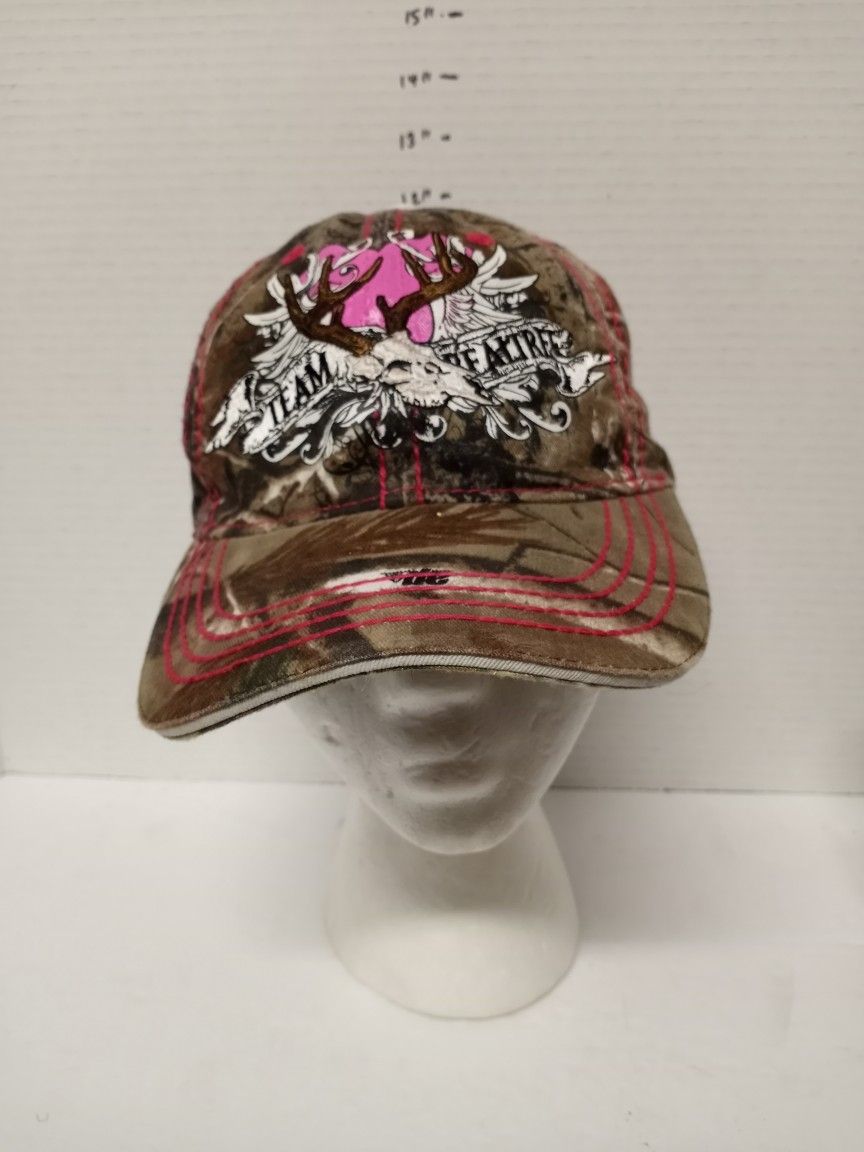 Women's Team Realtree Camo Pink hat cap adjustable