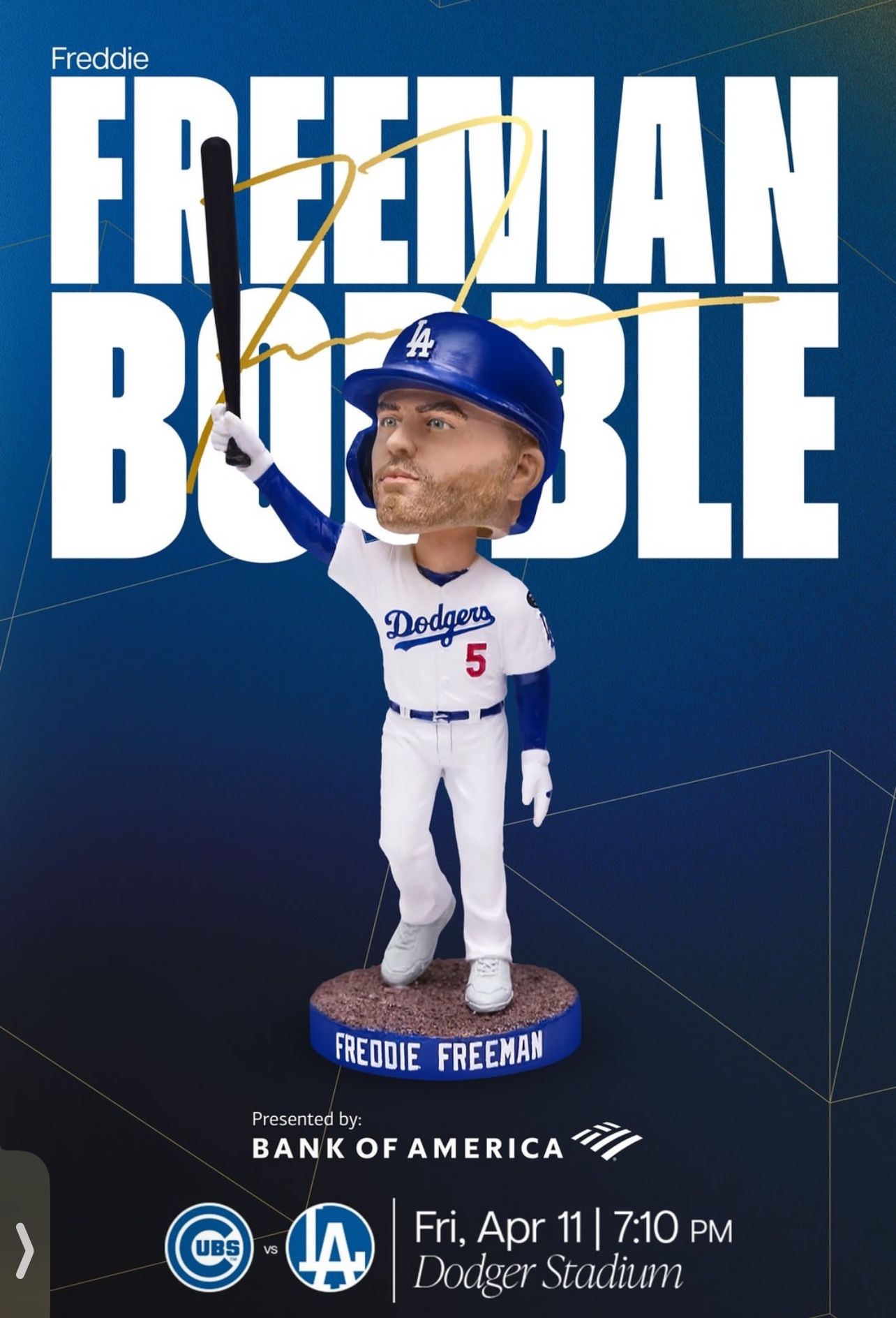 Freddie Freeman フィギュア ワールドシリーズ Freddie Freeman Los Angeles Dodgers 2024 World Series