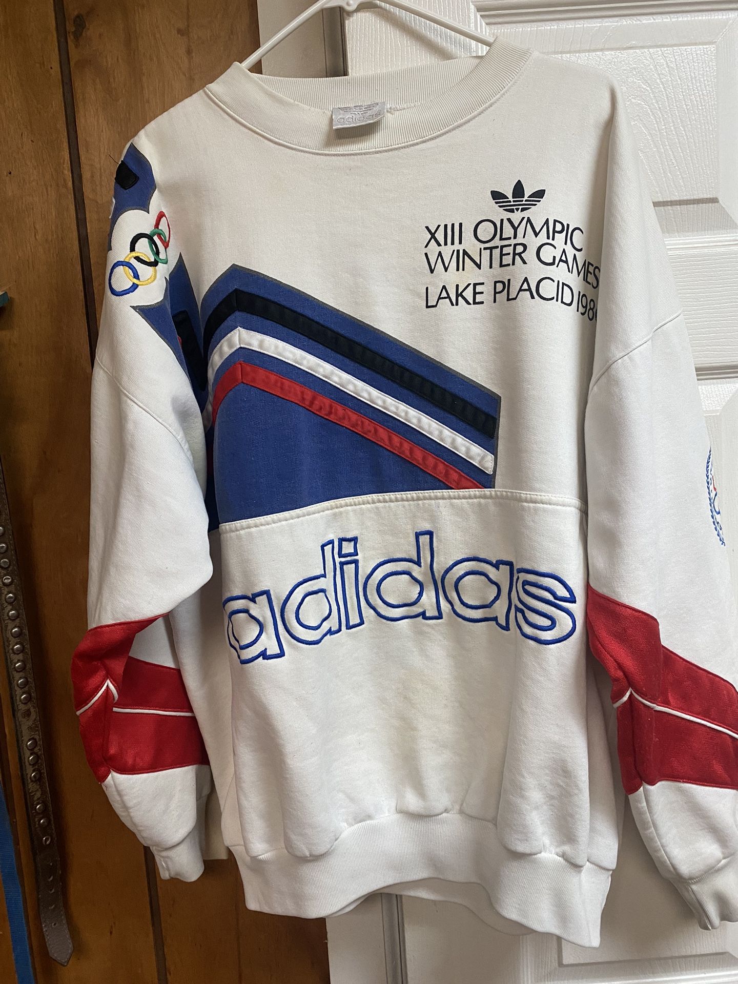 Vintage Adidas 1980 Lake Placid USA Olympic Sweatshirt Men's XL - 1X Crewneck