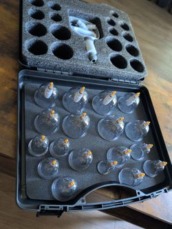Cupping set and book