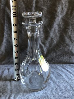 Antique crystal decanter