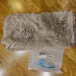 King Size Plush Pillow Cover