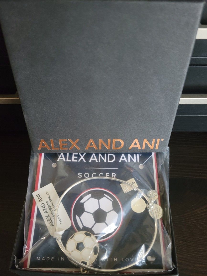 Alex and Ani Soccer Ball Braclet