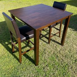Dining or Bar Table with Four Chairs