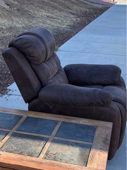 Free recliner, table is gone