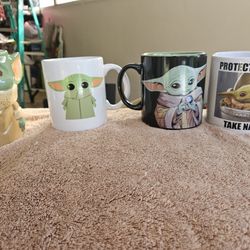 Star Wars cups. Each