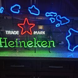 Heineken Neon Light - Taking B/O