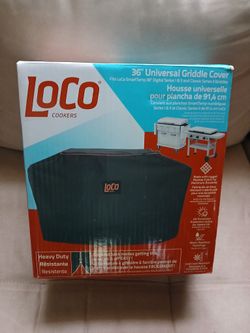 36" BLACK LOCO GRIDDLE COVER