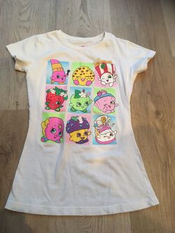Shopkins Little Girls Shirt Size 7/8
