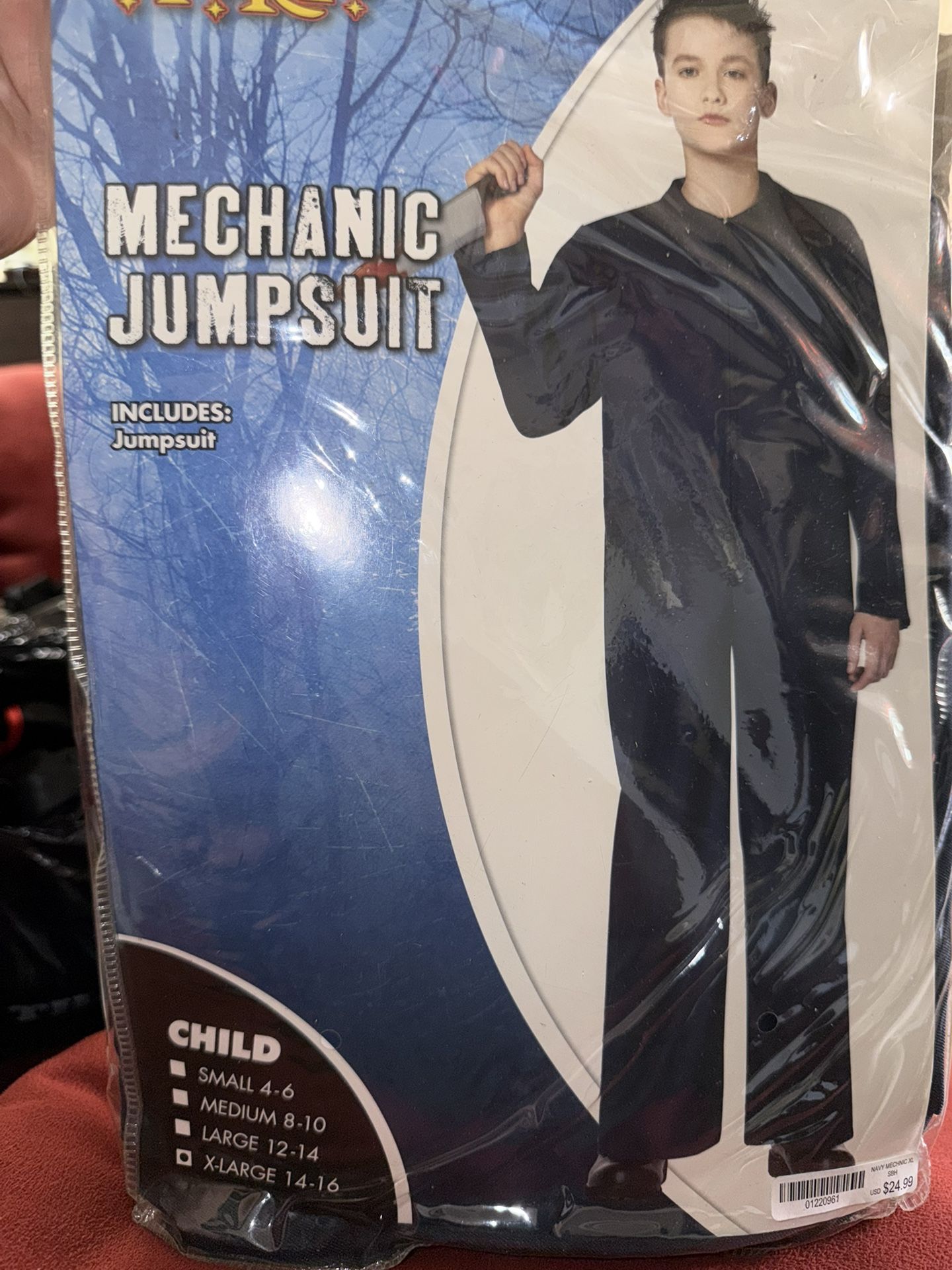 Mechanic Jumpsuit Child XL Size 14-16