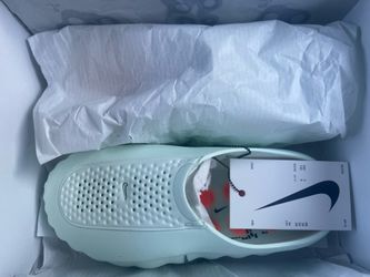 Size 6W- Nike Mind Slide 001 ‘Barely Green’