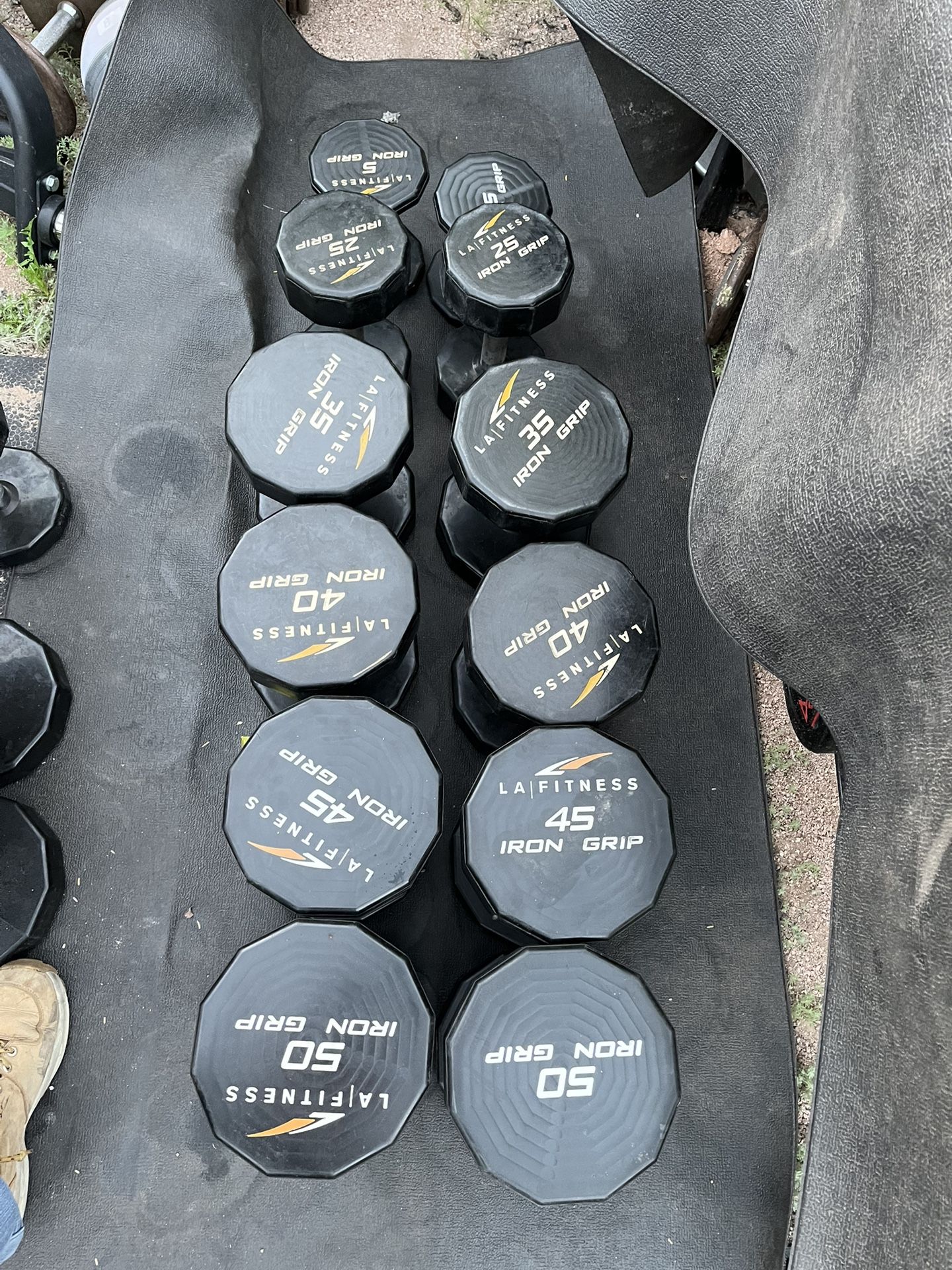 Iron Grip Dumbbell Set 5 50lbs