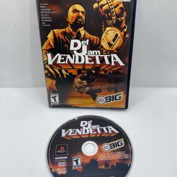 Def Jam Vendetta (Sony PlayStation 2 PS2, 2003) Black Label No Manual minty DMX