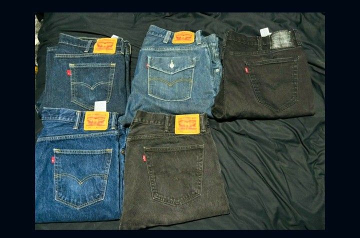 5 Levi Pants 40x32