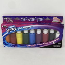 Tulip Fabric Spray Paint Party Pack 1.9oz 9/Pkg Assorted 0(contact info removed)