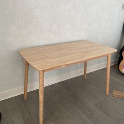 47” L Oak Rectangular Table