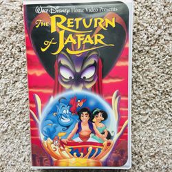 Vintage Antique VHS. “The Return of Jafar”. Like new condition. Lots of fun for children and adults.