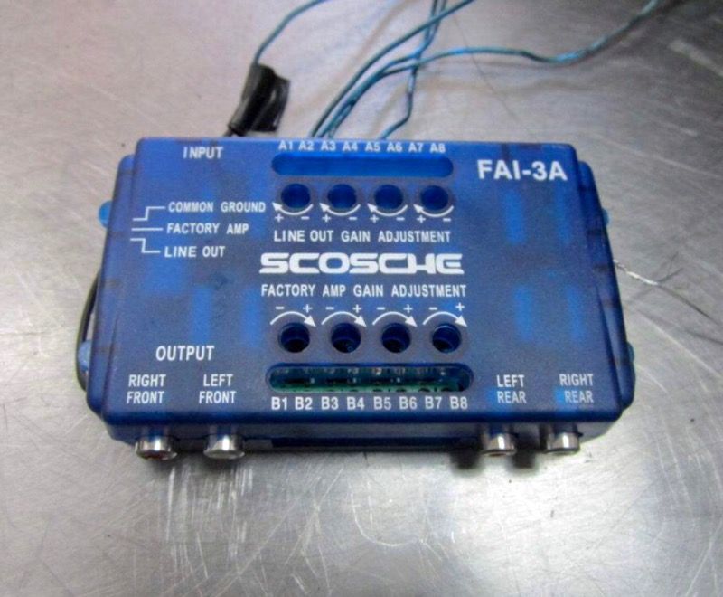 Scosche SLC4 Line Output Converter (Factory Amp Tuning)