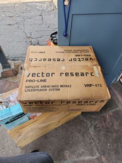 SURROUND SOUND  TV / STEREO  "Vector Research PRO-LINE VRP-475