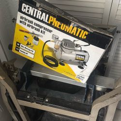 Used Airbrush Compressor Kit 
