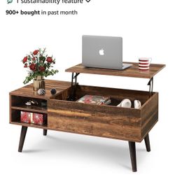 Coffee Table with Lift Top (Retro Brown) 