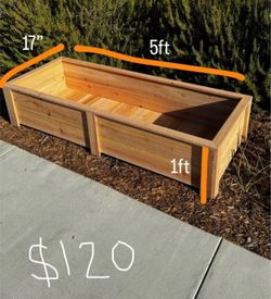 Brand new handcrafted cedar planters made with quality materials & constructed with durability.