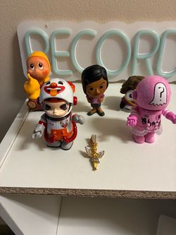 Variety of pop mart figures and funko pops