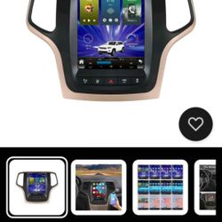 2023 New Android 12 Radio Stereo for Jeep Grand Cherokee 2014-2020 10.4" Tesla Style Car in-Dash GPS