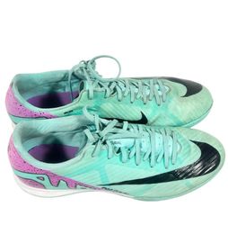 Nike Zoom Vapor 15 Academy IC Indoor Soccer Shoes Mens 9 Peak Ready Teal