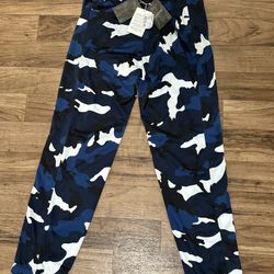 Valentino Blue Camo Pants Size 48