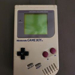Nintendo Gameboy With Teris