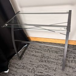 Modern Glass Desk / Console Table – Excellent Condition
