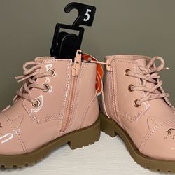 Pink Combat Critter Kitty boots 12 months girls 