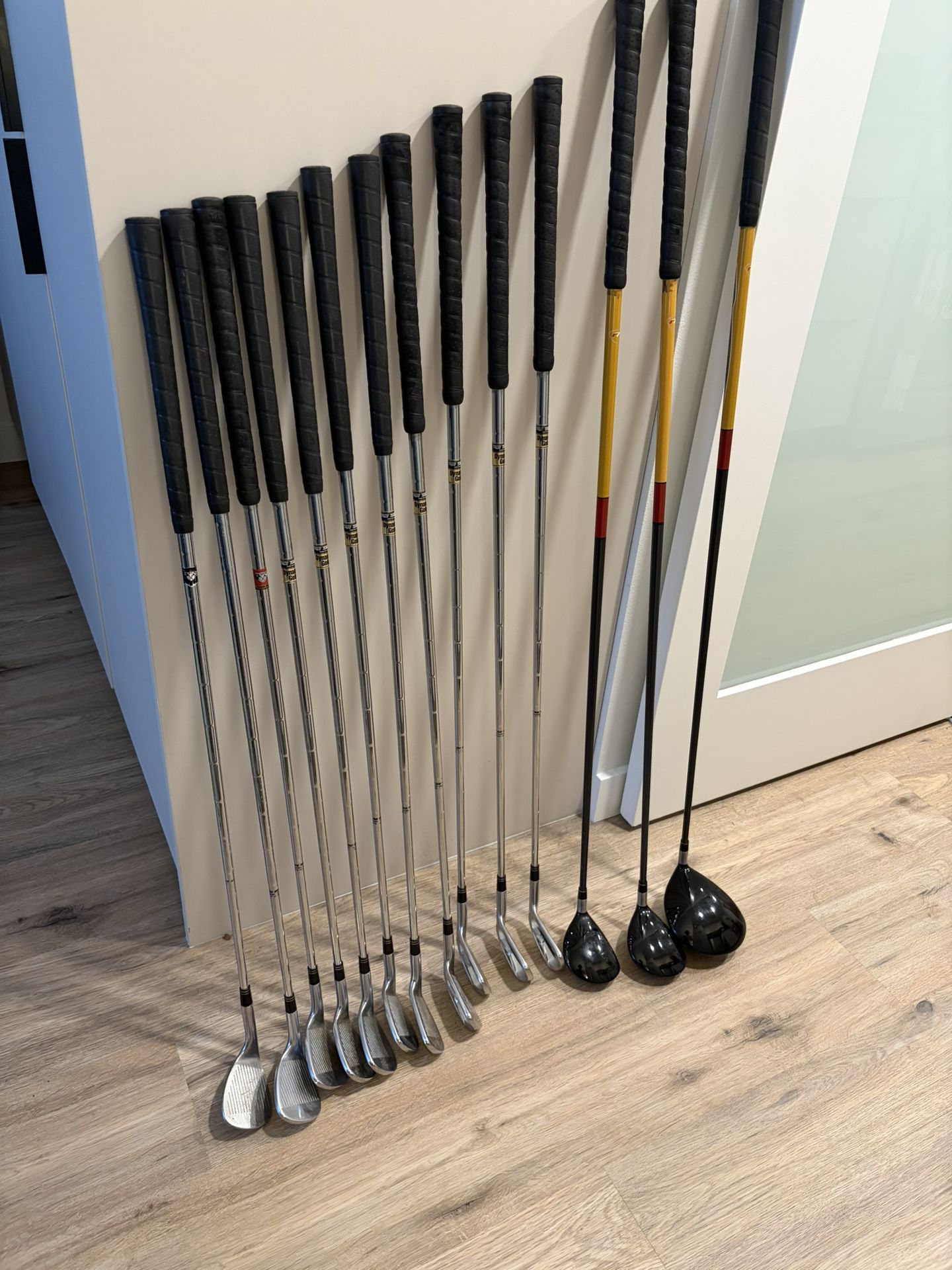 Full Set of TaylorMade Clubs Wedges - Irons - Woods