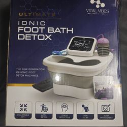 Vital Vibes Ultimate Ionic Foot Bath Detox - Foot Detox Machine