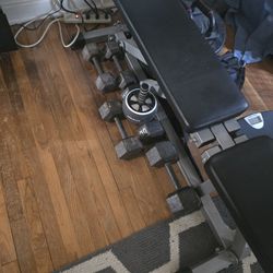 Weights &  Incline Bench.