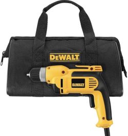 DEWALT Corded Drill, 7.0-Amp, 3/8-Inch, Pistol Grip (DWD110K), Yellow