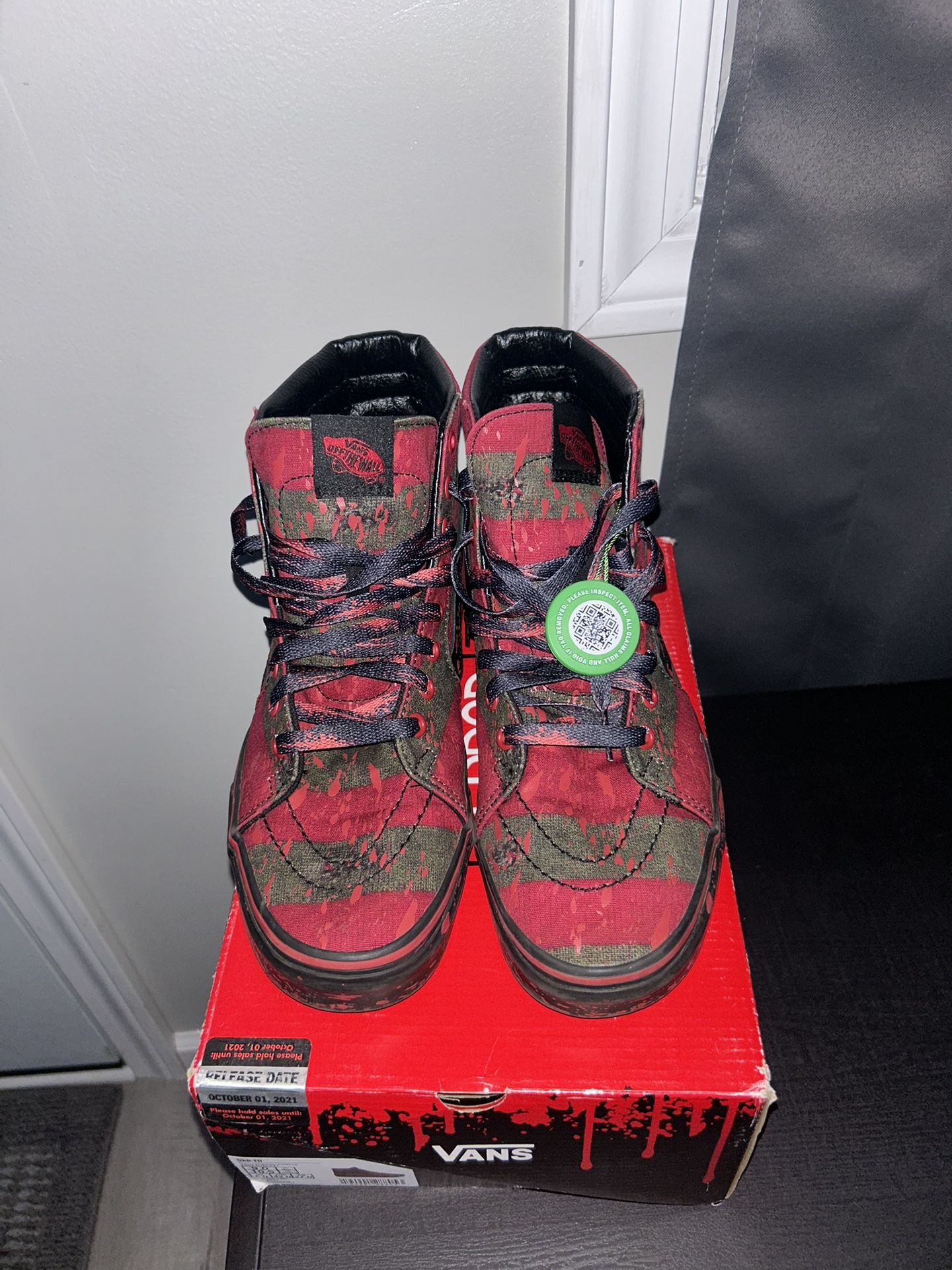 Verified Authentic Freddy Krueger Vans