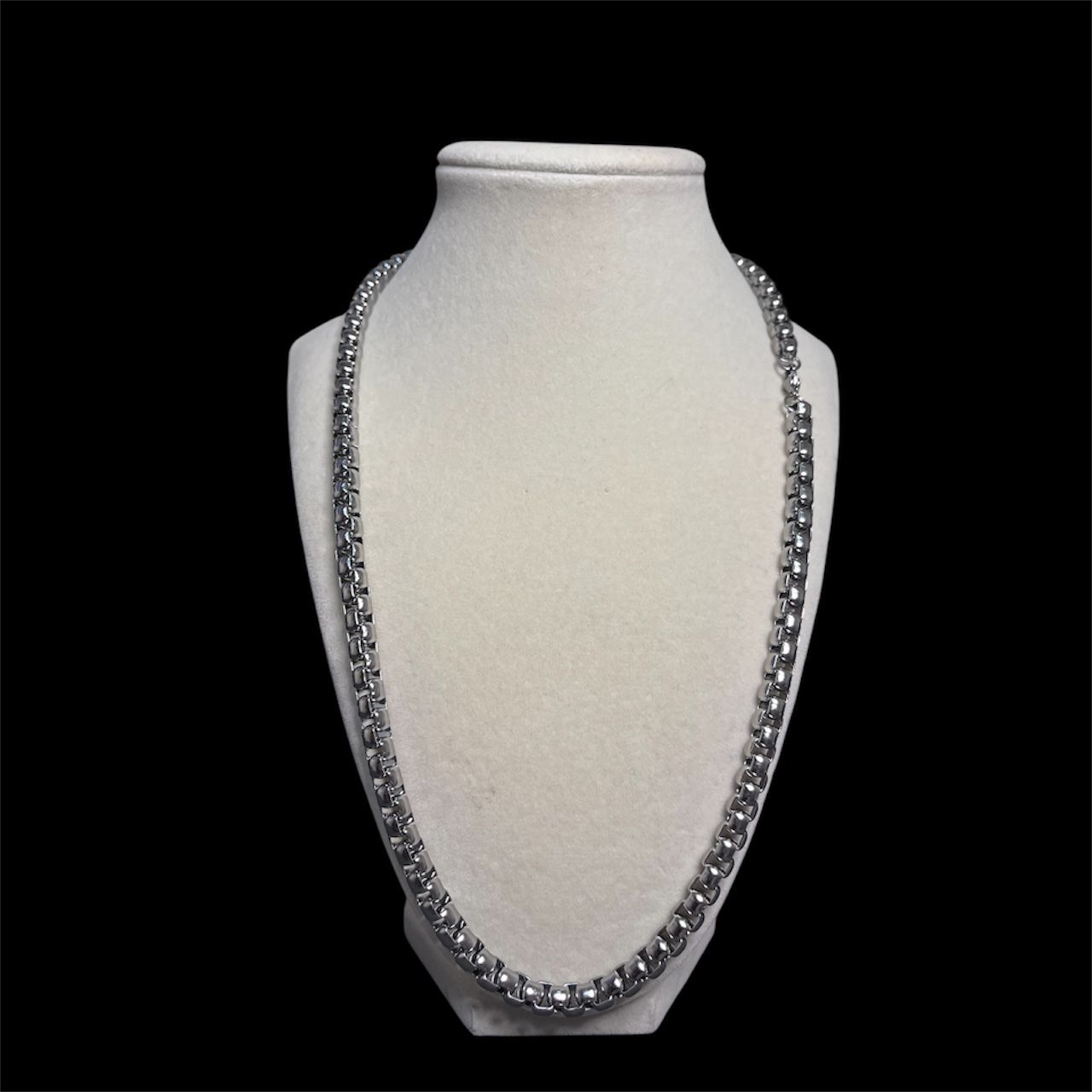 Solid Round Box Chain