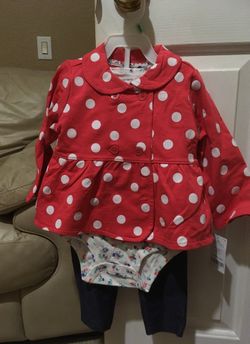 Girls Clothes 3-pc set- 18 mos