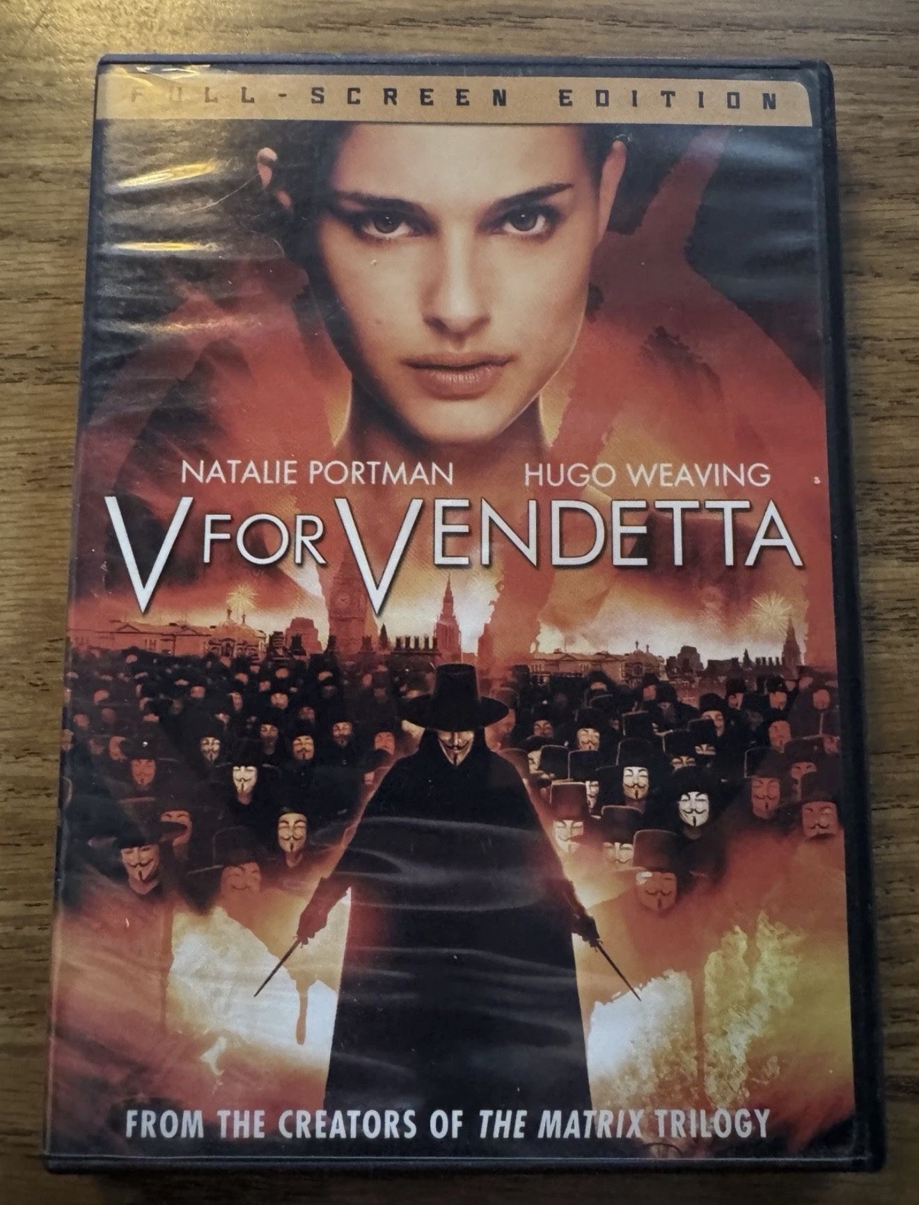 VENDETTA V For Vendetta (DVD, 2006) Natalie Portman