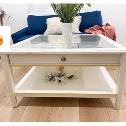 Stylish White Coffee Table 