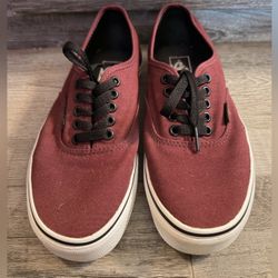 Vans Maroon Shoes 8.5W/7M